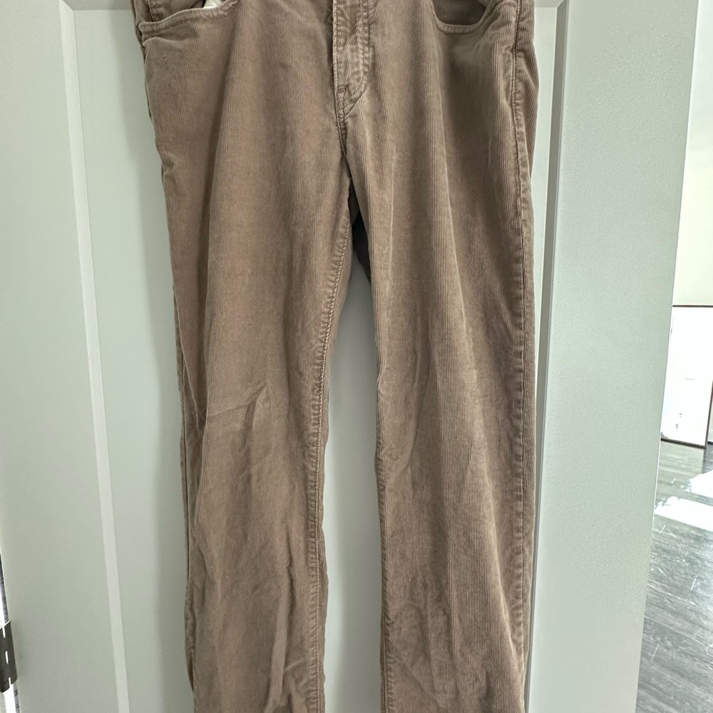 J. Crew Men's Corduroy Pants in Tan